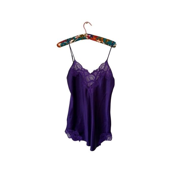 Victoria's Secret Other - Victoria’s Secret | vintage gold label purple slip nighty | sexy 80’s lingerie